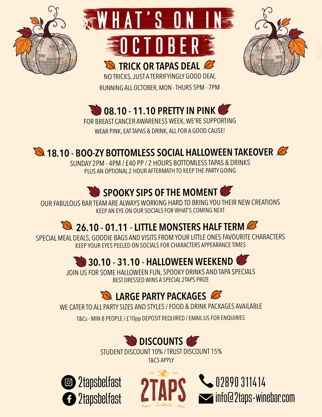 Halloween at 2Taps event image