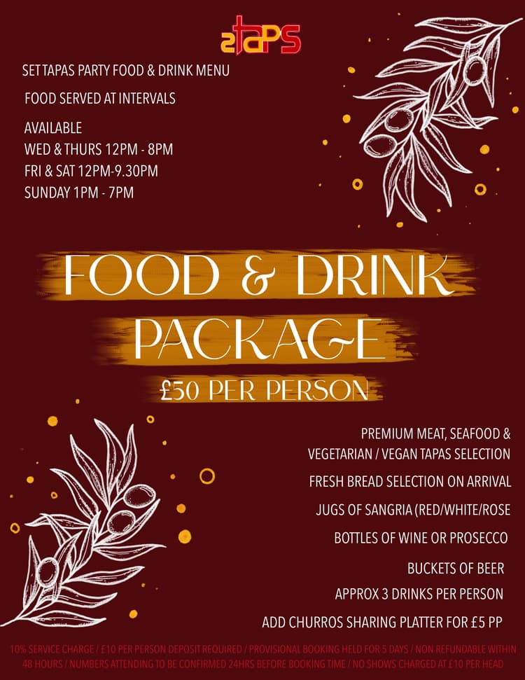 Xmas bookings and party menus event image