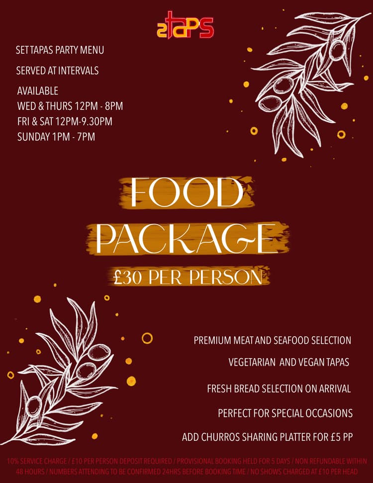 Xmas bookings and party menus event image